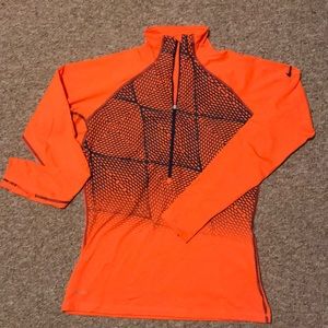 Nike half zip running jacket size large